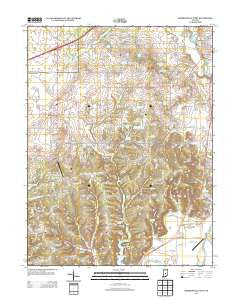Mooresville West Indiana Historical topographic map, 1:24000 scale, 7.5 X 7.5 Minute, Year 2013