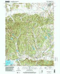 Morgantown Indiana Historical topographic map, 1:24000 scale, 7.5 X 7.5 Minute, Year 1998