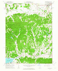 Morgantown Indiana Historical topographic map, 1:24000 scale, 7.5 X 7.5 Minute, Year 1961