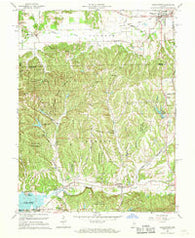 Morgantown Indiana Historical topographic map, 1:24000 scale, 7.5 X 7.5 Minute, Year 1961