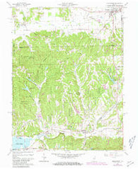 Morgantown Indiana Historical topographic map, 1:24000 scale, 7.5 X 7.5 Minute, Year 1961