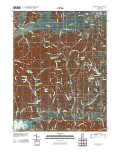 Morgantown Indiana Historical topographic map, 1:24000 scale, 7.5 X 7.5 Minute, Year 2010