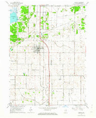 Morocco Indiana Historical topographic map, 1:24000 scale, 7.5 X 7.5 Minute, Year 1961
