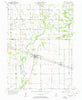 Morristown Indiana Historical topographic map, 1:24000 scale, 7.5 X 7.5 Minute, Year 1956