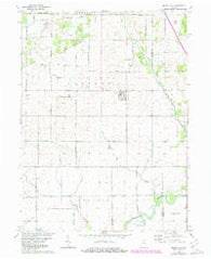 Mount Ayr Indiana Historical topographic map, 1:24000 scale, 7.5 X 7.5 Minute, Year 1961