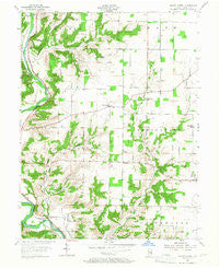 Mount Carmel Indiana Historical topographic map, 1:24000 scale, 7.5 X 7.5 Minute, Year 1955