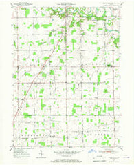 Mount Etna Indiana Historical topographic map, 1:24000 scale, 7.5 X 7.5 Minute, Year 1950