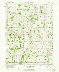 Mount Pleasant Indiana Historical topographic map, 1:24000 scale, 7.5 X 7.5 Minute, Year 1960