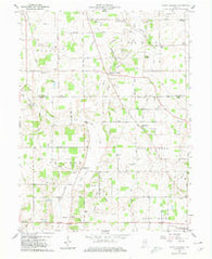 Mount Pleasant Indiana Historical topographic map, 1:24000 scale, 7.5 X 7.5 Minute, Year 1960