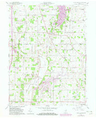 Mount Pleasant Indiana Historical topographic map, 1:24000 scale, 7.5 X 7.5 Minute, Year 1960