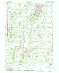 Mount Pleasant Indiana Historical topographic map, 1:24000 scale, 7.5 X 7.5 Minute, Year 1960