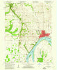Mount Vernon Indiana Historical topographic map, 1:24000 scale, 7.5 X 7.5 Minute, Year 1957