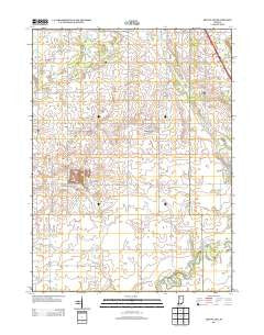 Mount Ayr Indiana Historical topographic map, 1:24000 scale, 7.5 X 7.5 Minute, Year 2013