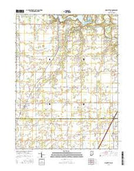 Mount Etna Indiana Current topographic map, 1:24000 scale, 7.5 X 7.5 Minute, Year 2016