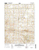 Mount Gilboa Indiana Current topographic map, 1:24000 scale, 7.5 X 7.5 Minute, Year 2016