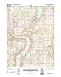Mount Pleasant Indiana Historical topographic map, 1:24000 scale, 7.5 X 7.5 Minute, Year 2013
