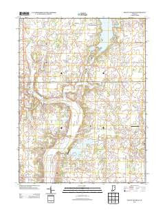 Mount Pleasant Indiana Historical topographic map, 1:24000 scale, 7.5 X 7.5 Minute, Year 2013
