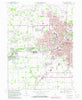 Muncie West Indiana Historical topographic map, 1:24000 scale, 7.5 X 7.5 Minute, Year 1969