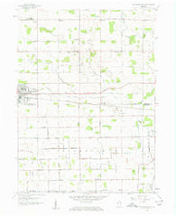 Nappanee East Indiana Historical topographic map, 1:24000 scale, 7.5 X 7.5 Minute, Year 1958