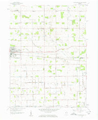 Nappanee East Indiana Historical topographic map, 1:24000 scale, 7.5 X 7.5 Minute, Year 1958