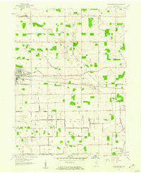 Nappanee East Indiana Historical topographic map, 1:24000 scale, 7.5 X 7.5 Minute, Year 1958