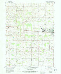 Nappanee West Indiana Historical topographic map, 1:24000 scale, 7.5 X 7.5 Minute, Year 1958