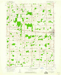 Nappanee West Indiana Historical topographic map, 1:24000 scale, 7.5 X 7.5 Minute, Year 1958