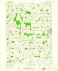 Nappanee West Indiana Historical topographic map, 1:24000 scale, 7.5 X 7.5 Minute, Year 1958
