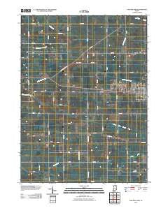 Nappanee West Indiana Historical topographic map, 1:24000 scale, 7.5 X 7.5 Minute, Year 2010