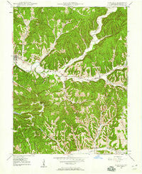 Nashville Indiana Historical topographic map, 1:24000 scale, 7.5 X 7.5 Minute, Year 1947