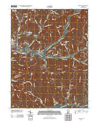 Nashville Indiana Historical topographic map, 1:24000 scale, 7.5 X 7.5 Minute, Year 2010