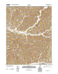 Nashville Indiana Historical topographic map, 1:24000 scale, 7.5 X 7.5 Minute, Year 2013