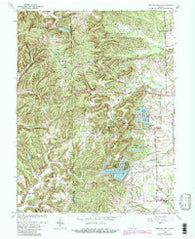 New Bellsville Indiana Historical topographic map, 1:24000 scale, 7.5 X 7.5 Minute, Year 1962
