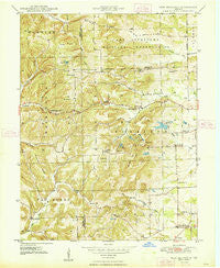 New Bellsville Indiana Historical topographic map, 1:24000 scale, 7.5 X 7.5 Minute, Year 1948