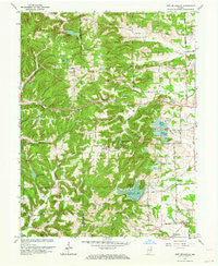 New Bellsville Indiana Historical topographic map, 1:24000 scale, 7.5 X 7.5 Minute, Year 1962