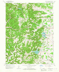 New Bellsville Indiana Historical topographic map, 1:24000 scale, 7.5 X 7.5 Minute, Year 1962