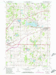 New Carlisle Indiana Historical topographic map, 1:24000 scale, 7.5 X 7.5 Minute, Year 1958