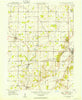 New Castle West Indiana Historical topographic map, 1:24000 scale, 7.5 X 7.5 Minute, Year 1949