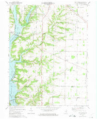New Fairfield Indiana Historical topographic map, 1:24000 scale, 7.5 X 7.5 Minute, Year 1974