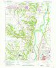 New Goshen Indiana Historical topographic map, 1:24000 scale, 7.5 X 7.5 Minute, Year 1963