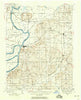 New Harmony Indiana Historical topographic map, 1:62500 scale, 15 X 15 Minute, Year 1938