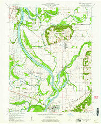 New Harmony Indiana Historical topographic map, 1:24000 scale, 7.5 X 7.5 Minute, Year 1959
