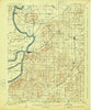 New Harmony Indiana Historical topographic map, 1:62500 scale, 15 X 15 Minute, Year 1903