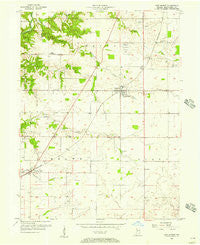 New Market Indiana Historical topographic map, 1:24000 scale, 7.5 X 7.5 Minute, Year 1956