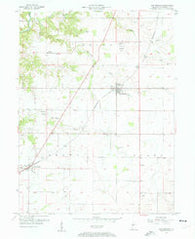 New Market Indiana Historical topographic map, 1:24000 scale, 7.5 X 7.5 Minute, Year 1956
