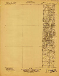 New Paris Ohio Historical topographic map, 1:48000 scale, 15 X 15 Minute, Year 1915