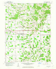 New Point Indiana Historical topographic map, 1:24000 scale, 7.5 X 7.5 Minute, Year 1961