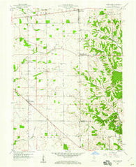 New Salem Indiana Historical topographic map, 1:24000 scale, 7.5 X 7.5 Minute, Year 1959