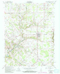 New Washington Indiana Historical topographic map, 1:24000 scale, 7.5 X 7.5 Minute, Year 1956
