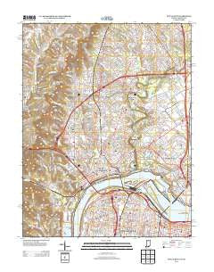 New Albany Indiana Historical topographic map, 1:24000 scale, 7.5 X 7.5 Minute, Year 2013